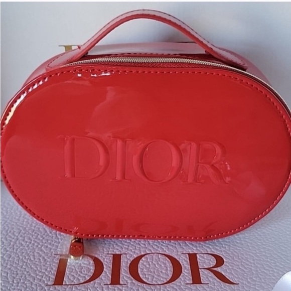 Dior Glossy Red Cosmetic Case - Picture 4 of 6